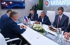 Президент Татарстана Рустам Минниханов встретился с губернатором Иркутской области Игорем Кобзевым